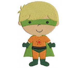 Stickdatei - Kleiner Superheld 2